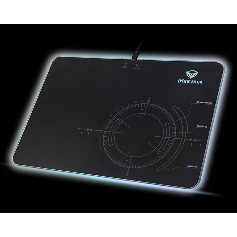 Meetion Glowing RGB LED Backlit Gaming Mouse Pad | Shopna Online Store .