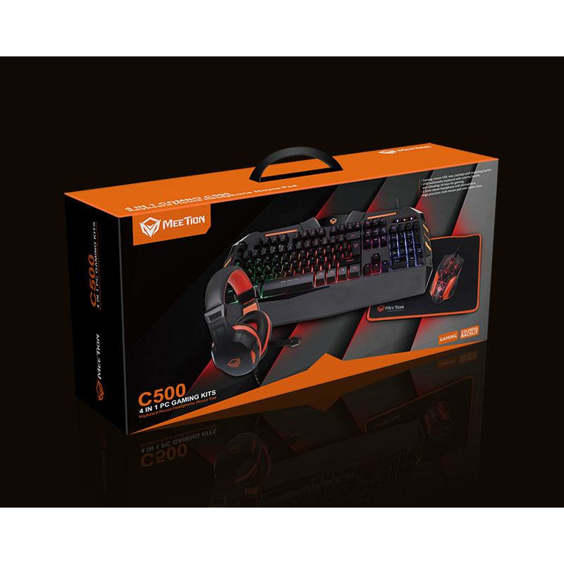 Meetion Backlit Gaming Combo Kits 4 in 1 C500 | Shopna Online Store .