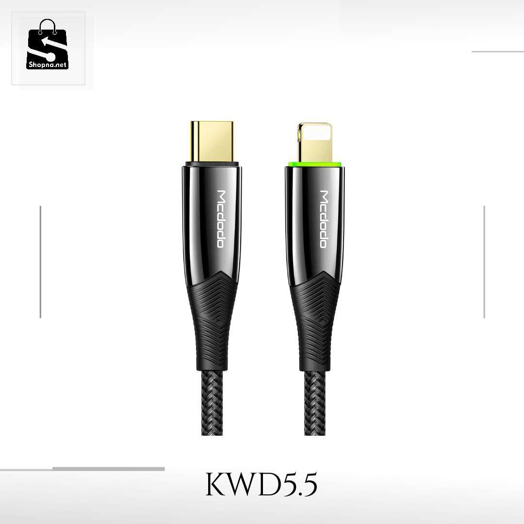 MCDODO Type-C to Lightning 20W 1.8M smart cable | Shopna Online Store .