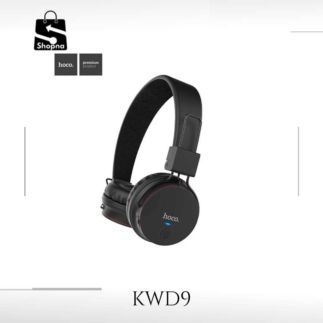 hoco. Headphones “W19 Easy move” wireless and wired telescopic head beam | Shopna Online Store .