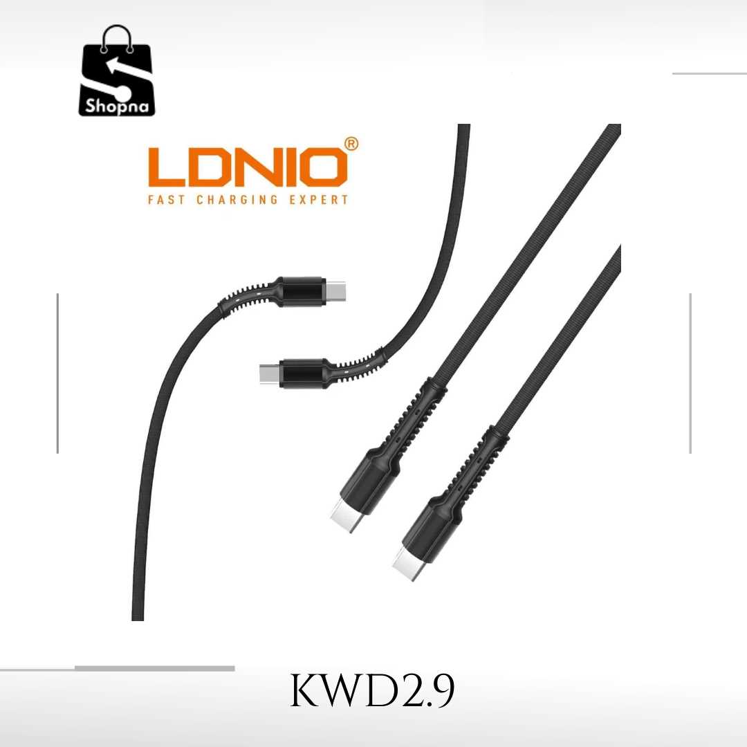 LDNIO Fast Charging Type-C to Type-C Cable | Shopna Online Store .