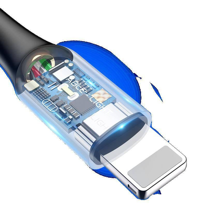 Baseus C-shaped Light Intelligent Power-off Cable | Shopna Online Store .