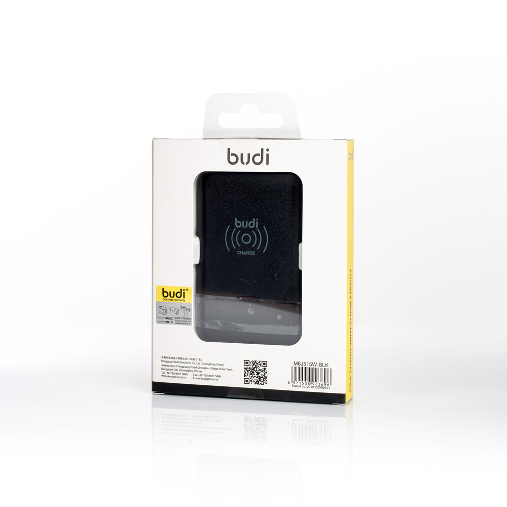 Budi Multi-Functional 15W Wireless Charging Box Smart Adapter Card Storage Cable | Shopna Online Store .