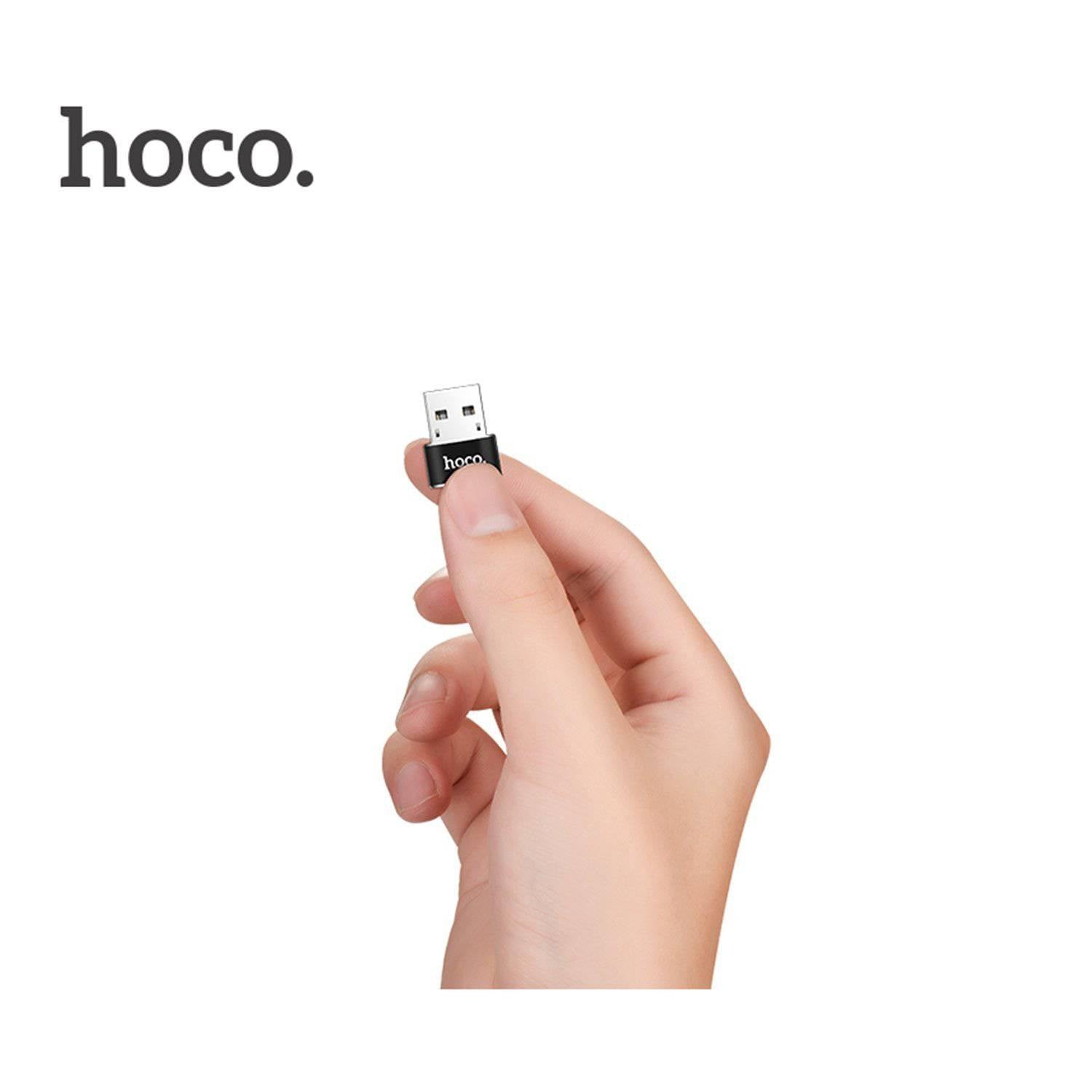 hoco. Adapter USB-A to Type-C UA6 | Shopna Online Store .