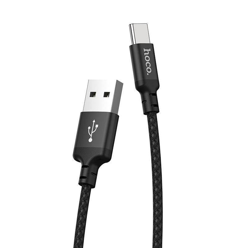 hoco. Cable USB to Type-C “X14 Times speed” charging data sync canned package | Shopna Online Store .