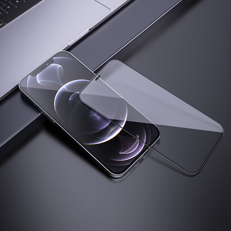 Full screen silk screen HD tempered glass G5 for iPhone 12 mini / Pro / Pro Max | Shopna Online Store .
