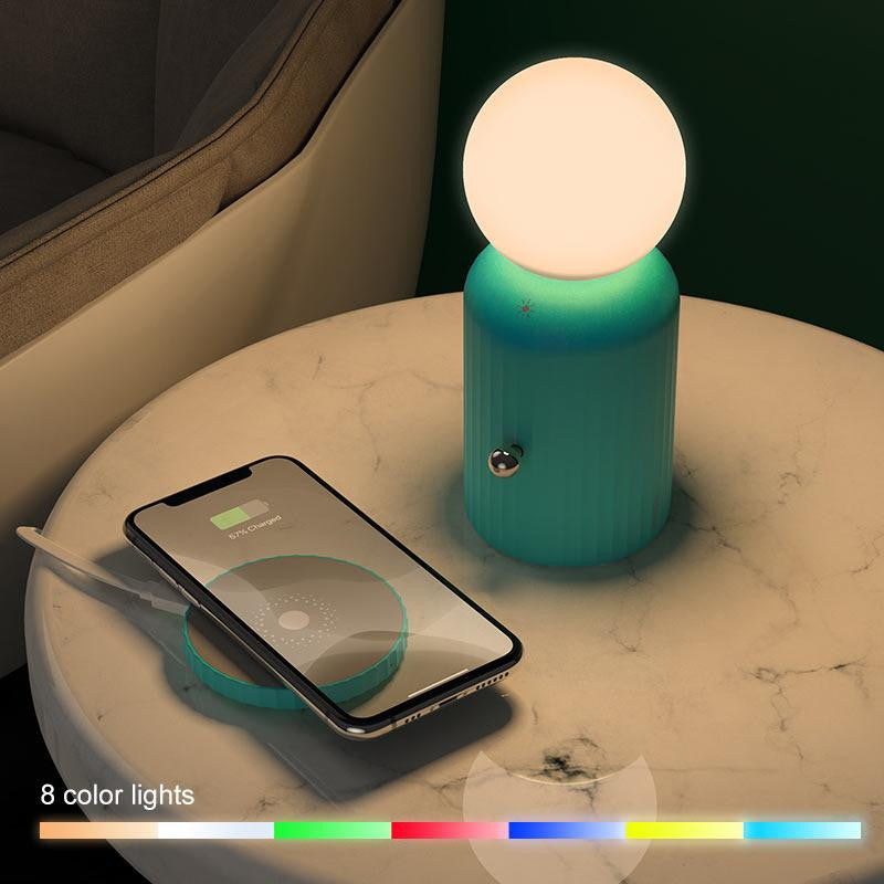 hoco. Night light “H8 Jewel” with wireless charger | Shopna Online Store .